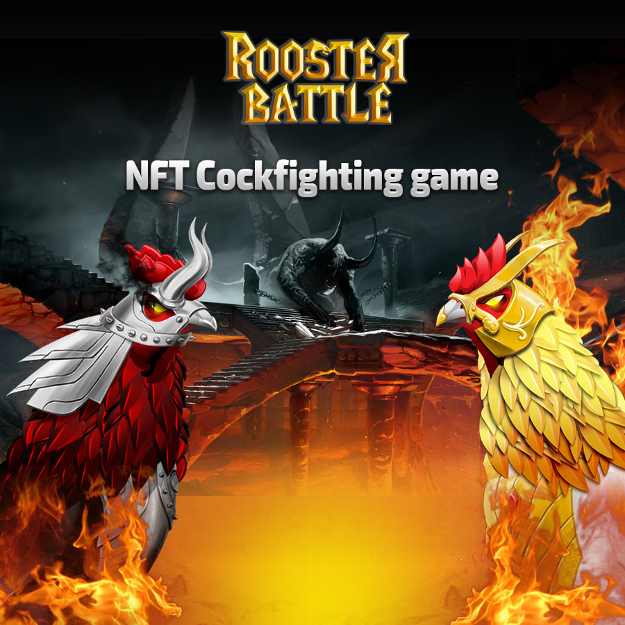 Banner Rooster Rooster Battle - Game NFT Gà Chiến