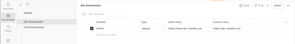 Creating Environment Variables